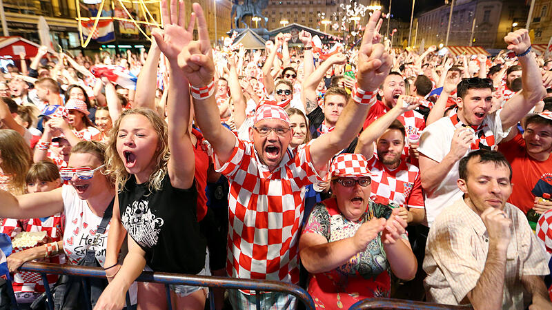 2:0 gegen Nigeria: So feierten die Kroaten