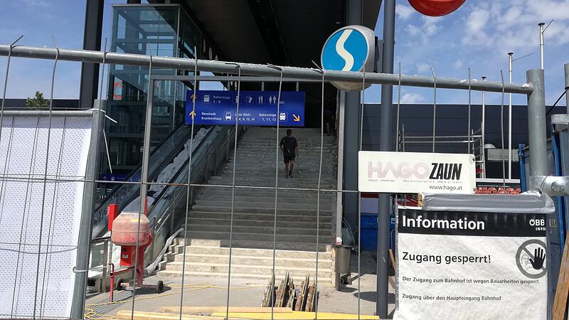 15 Jahre nach der Eröffnung ist der Welser Bahnhof ein Sanierungsfall