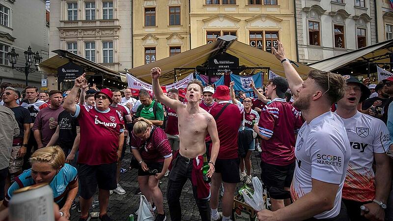 Riots ahead of Conference League final in Prague