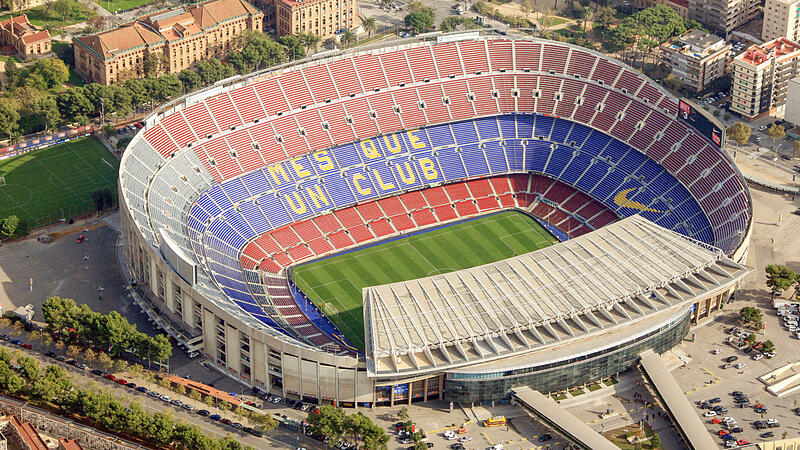 Camp Nou Nummer eins auf Instagram