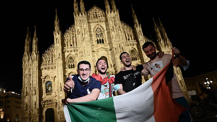 So schön jubelten Italiens Fans über den Finaleinzug