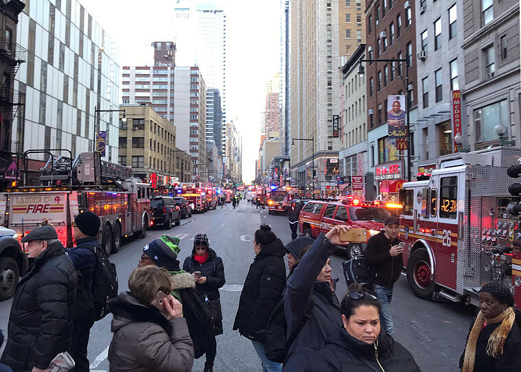 Explosion im New Yorker Stadtteil Manhattan