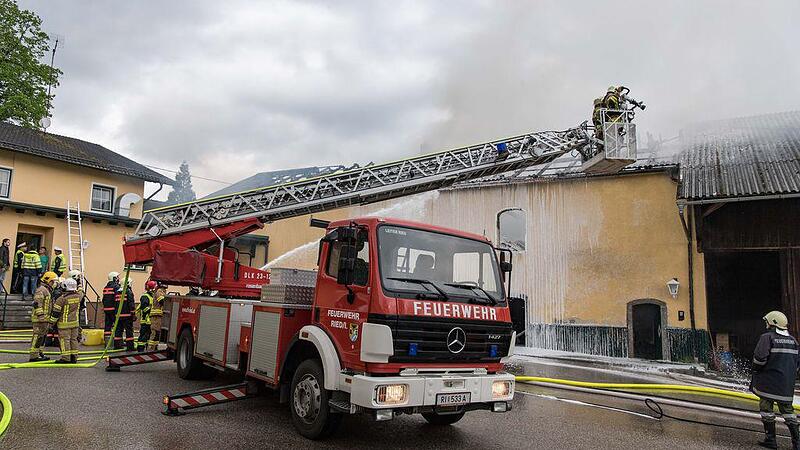 Brand bei Gasthaus Ziegler in Taiskirchen