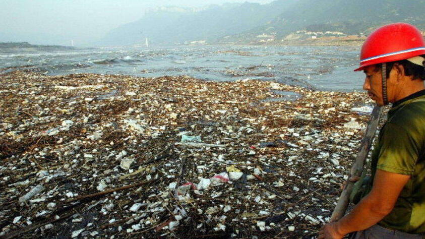 Chinas Jangtse-Fluss spült den meisten Plastikmüll ins Meer