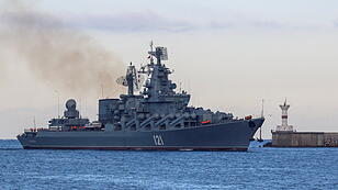Verlust des Flaggschiffes "Moskwa": Riesenblamage für die russische Armee