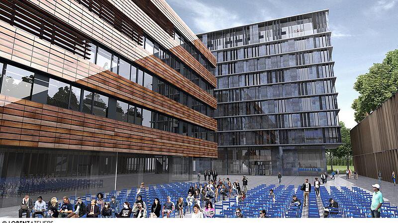 So könnte die neue Medizin-Uni in Linz aussehen