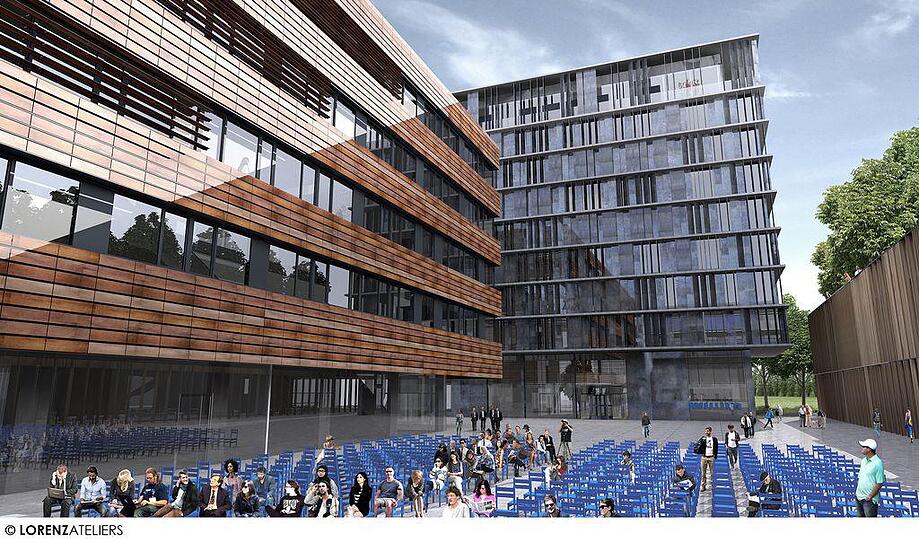 So könnte die neue Medizin-Uni in Linz aussehen
