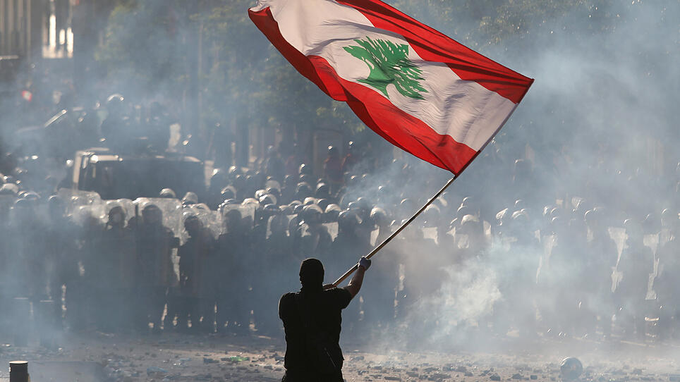"Das Außenministerium in Beirut als Sitz der Revolution"