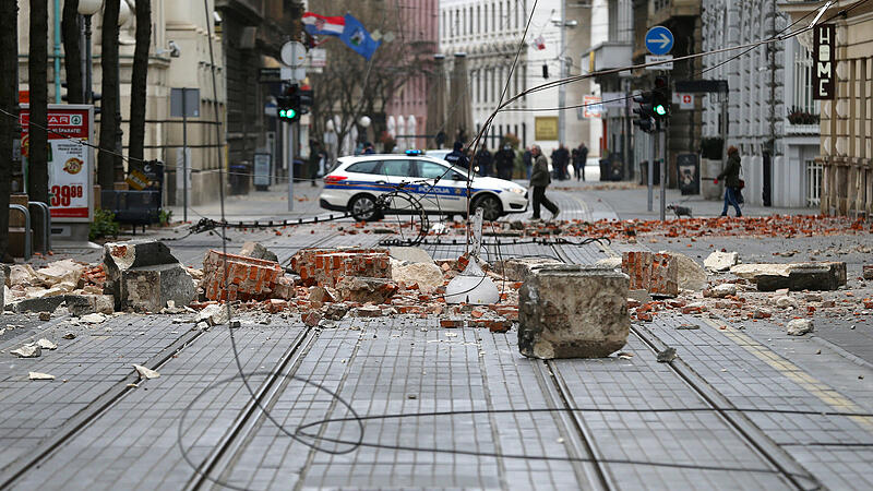 Erdbeben erschütterte Zagreb