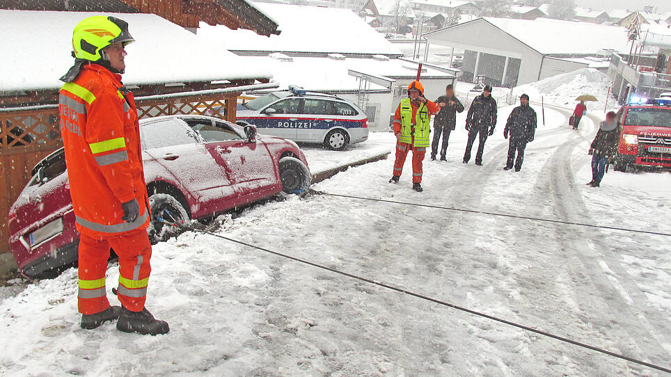 Schnee Unfall Bad Goisern