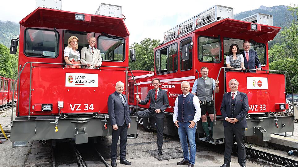 Zwei neue Lokomotiven für die Schafbergbahn