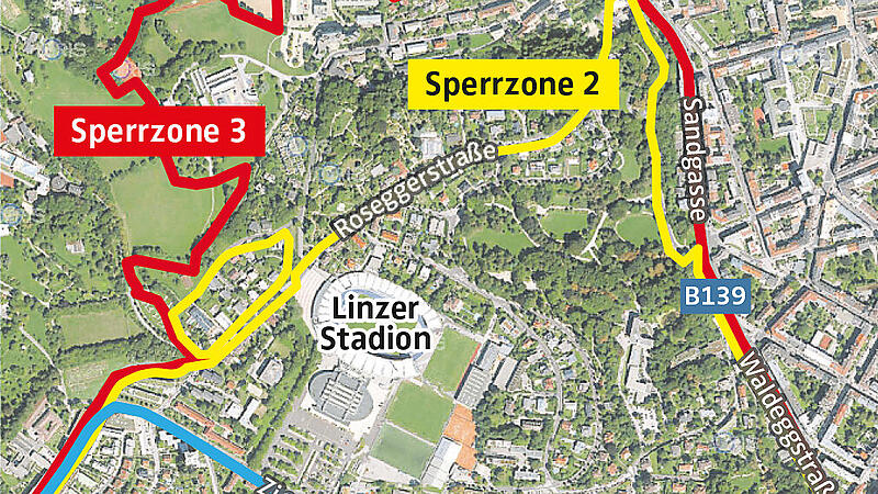 LASK Stadion Verkehrskonzept Linz