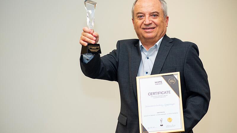 "Hipe Award" an Wirtschaftscoach Gappmayer