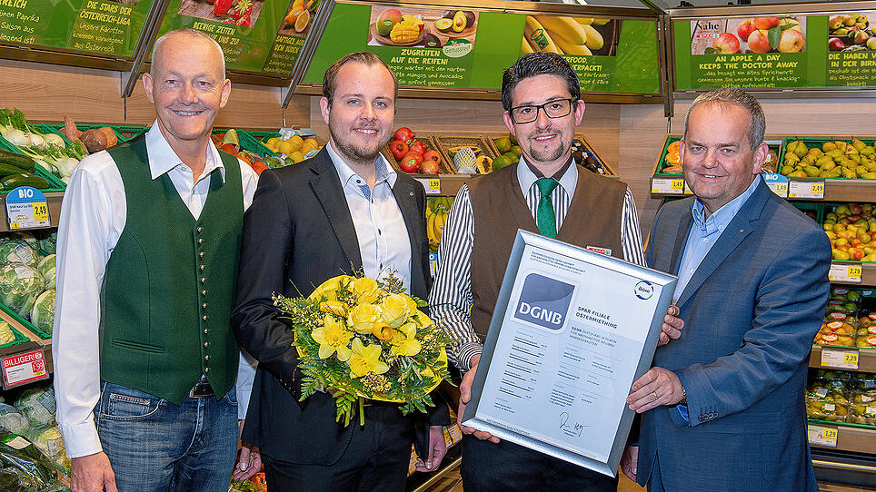 "Platin-Zertifikat" für Supermarkt