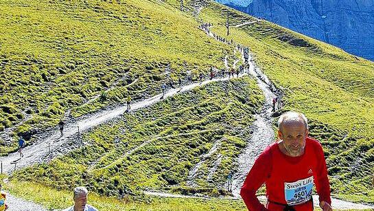 Drei Becher Cola retteten Martin Schoibl beim Jungfrau Marathon
