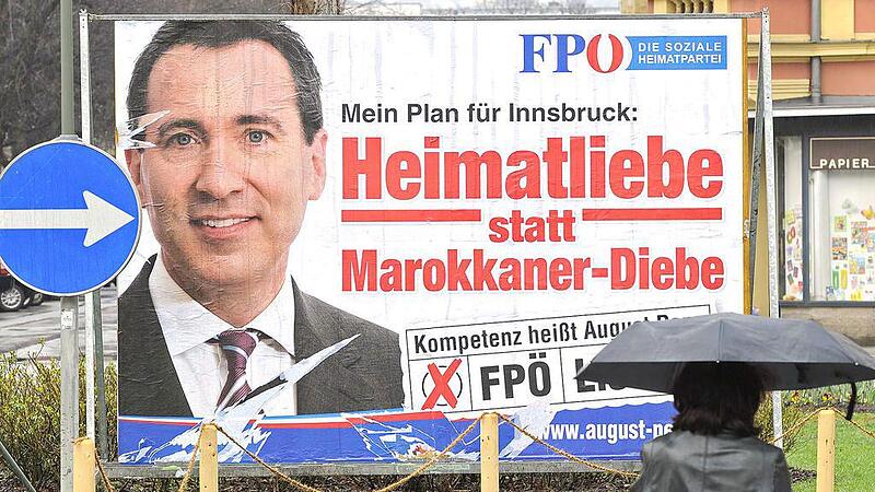 Das umstrittene FPÖ-Plakat
