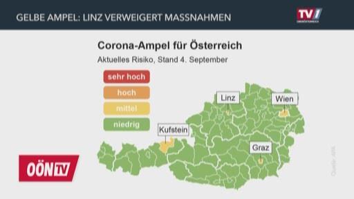OÖN-TV Kompakt: Corona-Ampel in Linz auf ?gelb?