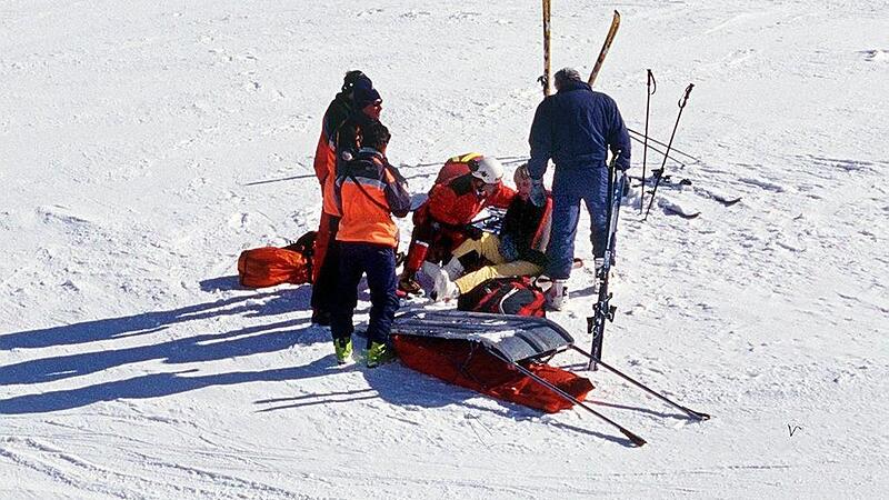 Ski Unfall Piste