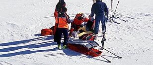 Ski Unfall Piste