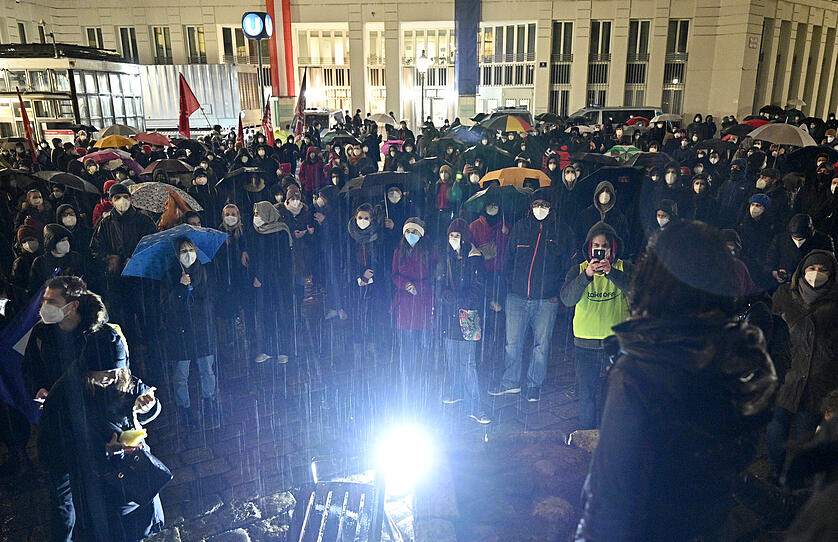 Proteste gegen Abschiebungen in Wien