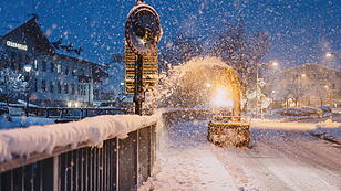 Schnee in Österreich