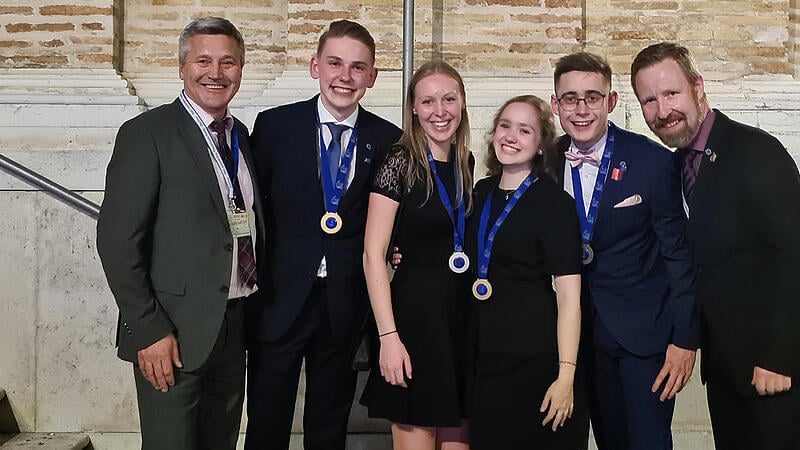 Tourism students cleared at the European Championship