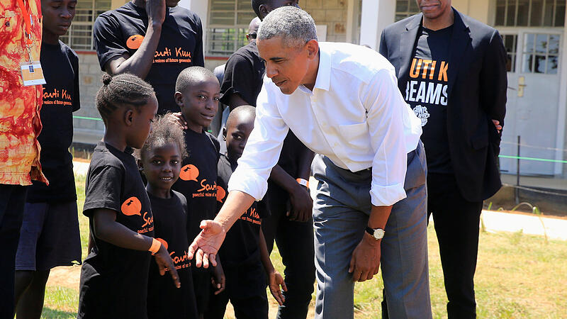 Obama eröffnet in Kenia ein Jugendzentrum