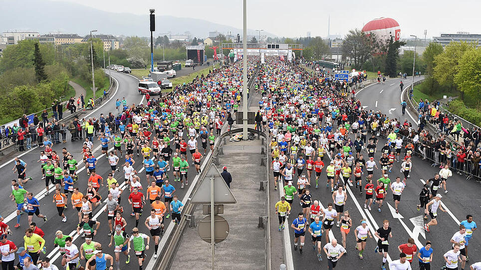 Start beim Linz-Marathon