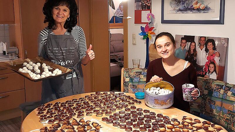 70 Kilogramm Kekse für soziale Zwecke gebacken