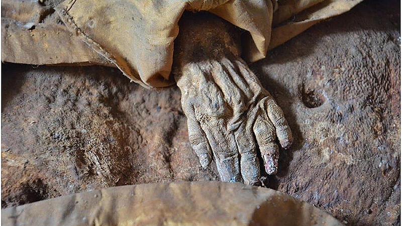 Child mummy examined from the Starhemberg family tomb