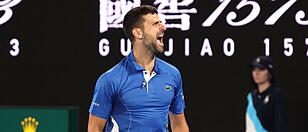 Djokovic kommt beim "Hunderter" auf Touren