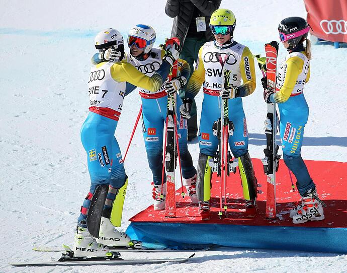 Der Team-Wettbewerb in Sankt Moritz