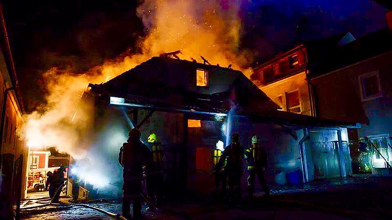 Nachbarn retteten Bewohner aus brennendem Haus