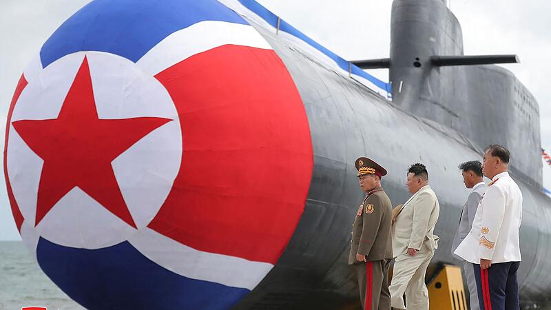 North Korea with its first nuclear submarine