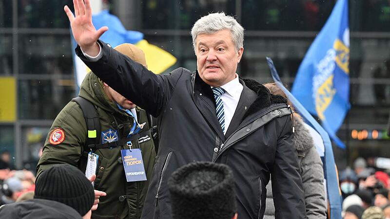 Ex-Präsident Poroschenko ist zurück in Kiew: "Ich lasse mich nicht einsperren"