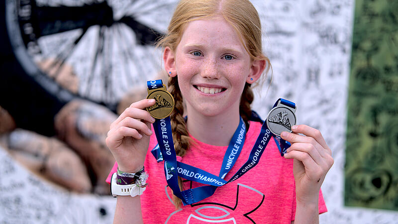 Zwölfjährige Gmundnerin ist Einrad-Weltmeisterin