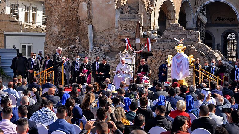 Der Papst warb im Irak für Vielfalt und Verständigung