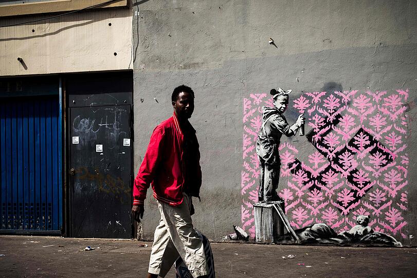 Ein Phantom mischt den Kunstmarkt auf: Rekord-Erlös für Banksy-Werk