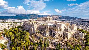 <b>Akropolis von Athen, Athen (Griechenland)</b>: Die wichtigsten Monumente der Athener Akropolis wurden im 5. Jahrhundert v. Chr. unter der Herrschaft von Perikles erbaut.