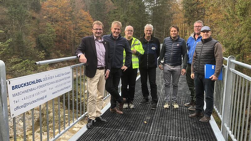 Neue Radwegbrücke in Ischl erinnert an Clint Eastwood und Richard Burton