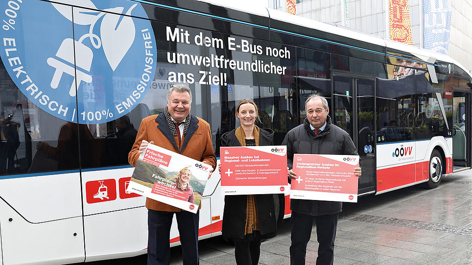 Erste E-Regionalbusflotte in Oberösterreich