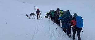 29 Bergsteiger auf der Zugspitze gerettet
