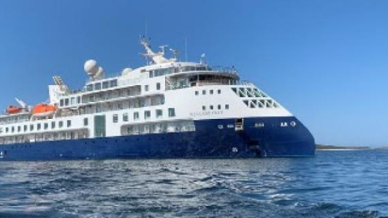 Luxury cruise ship ran aground off Greenland