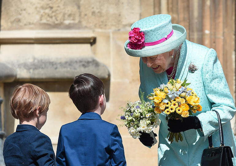 Queen zum 93. Geburtstag beim Ostergottesdienst