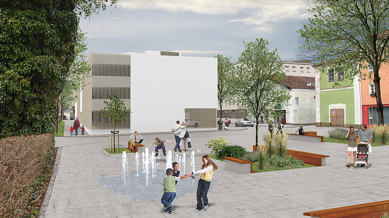 Parkhaus Braunau vor der Umsetzung: Baubeginn im Frühjahr 2020 geplant