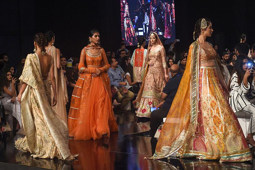 Die besten Bilder der Pakistan Fashion-Show