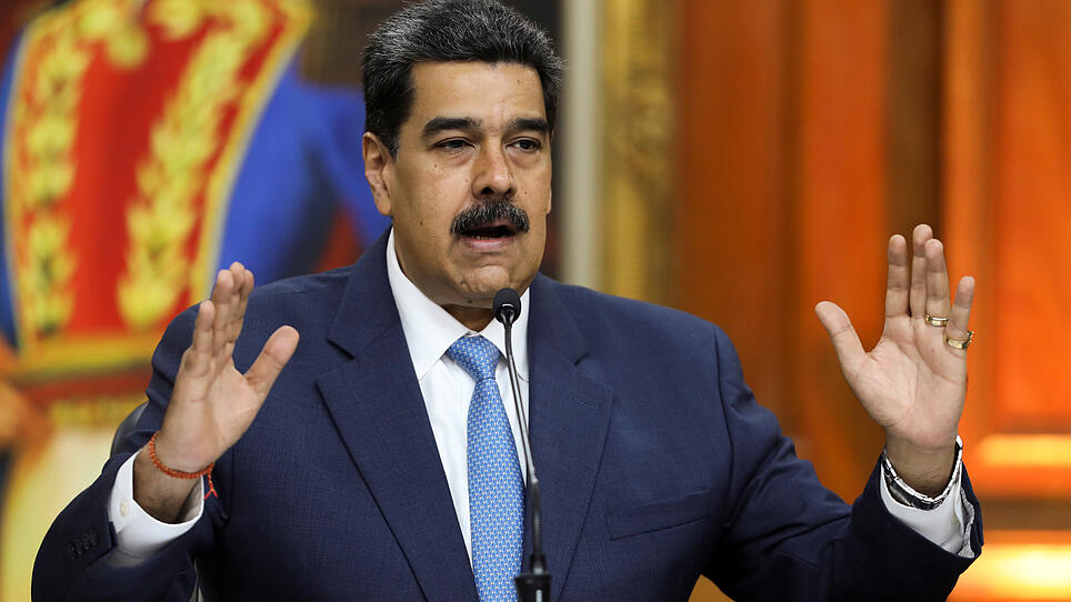 Venezuela's President Nicolas Maduro speaks during a news conference in Caracas
