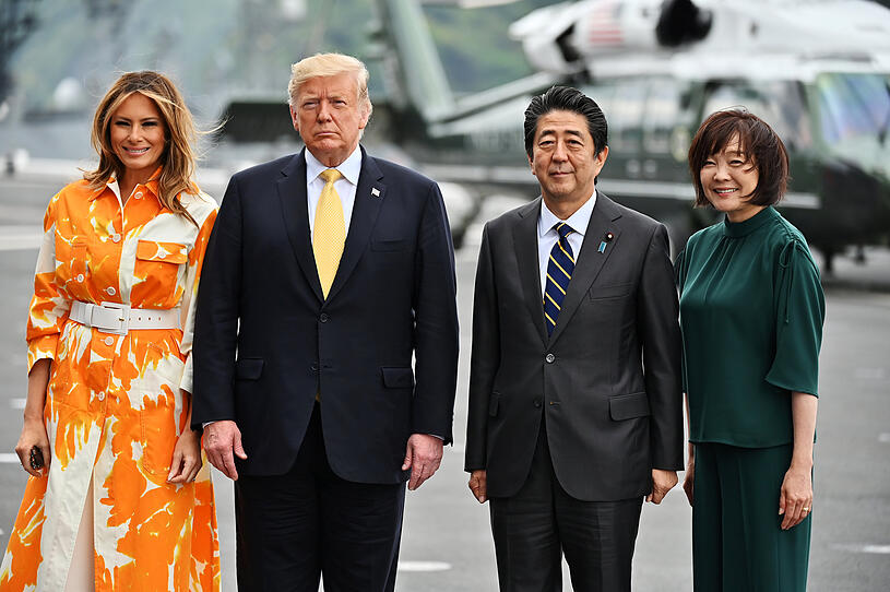 Donald Trump auf Staatsbesuch in Japan