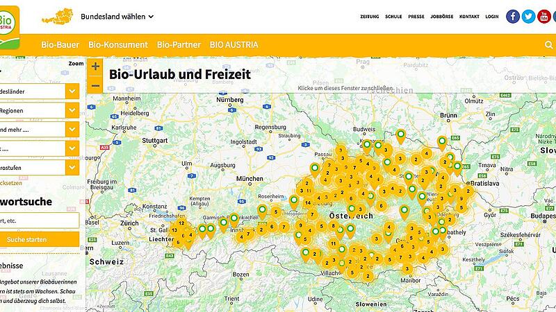 Nachhaltige Freizeitgestaltung leicht gemacht - mit der Bio-Freizeitmap von BIO AUSTRIA