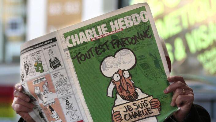 Aktuelle Ausgabe von "Charlie Hebdo"